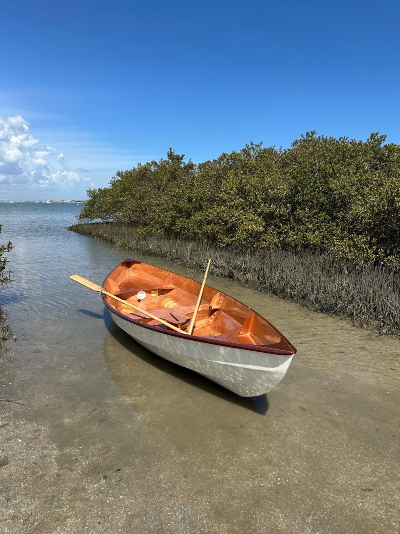 rowboat on the flats