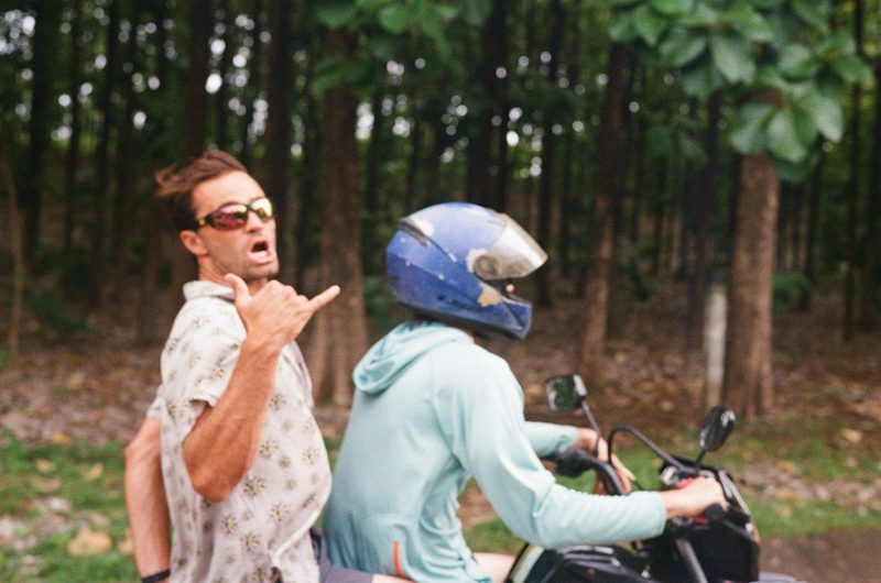 shaka on the moto