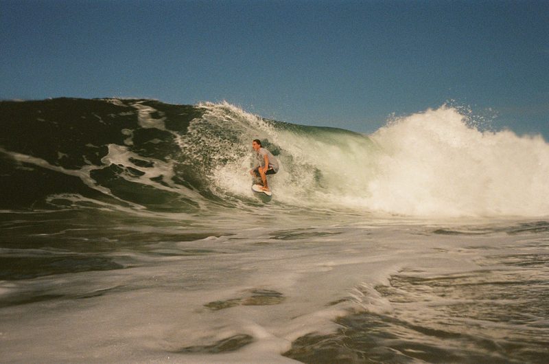surfer in the tube